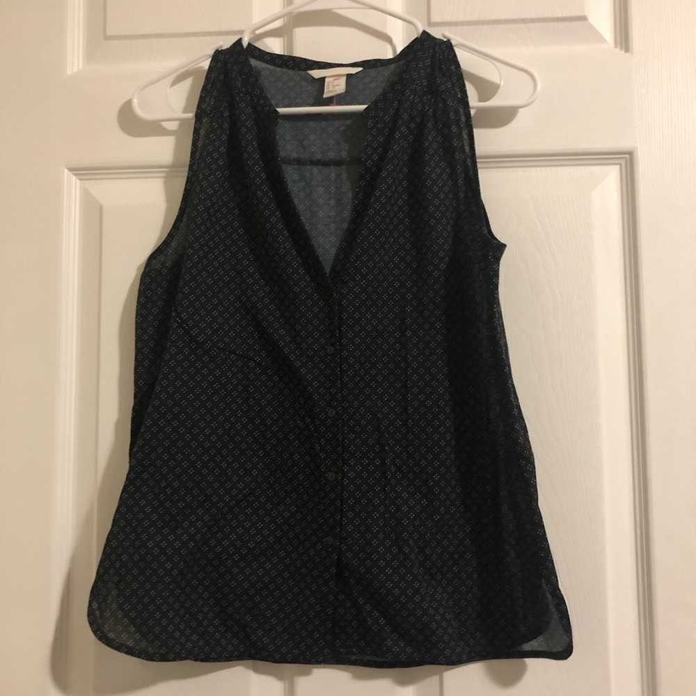 H&M black and white tank top